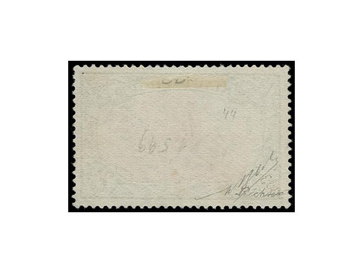 1905, ohne Wasserzeichen: 2½ $, gezähnt 26:17 mit sauberen Stempeln "TSINGTAU-TAPAUTAU 7.3 ..."; ein sehr schönes Stück diese