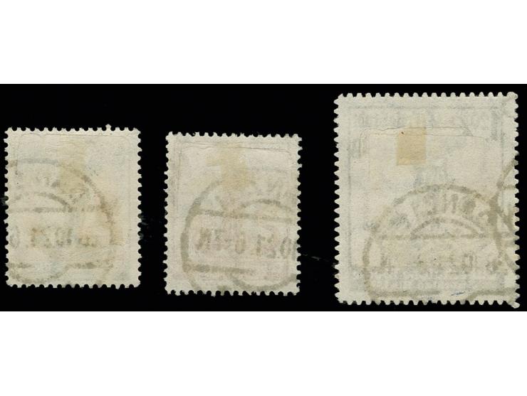 1921, Tuberkulose-Woche 30 Pfg.-1,20 M., je sauber gestempelt "DANZIG 28.10.21", Kabinett, Befund Gruber BPP