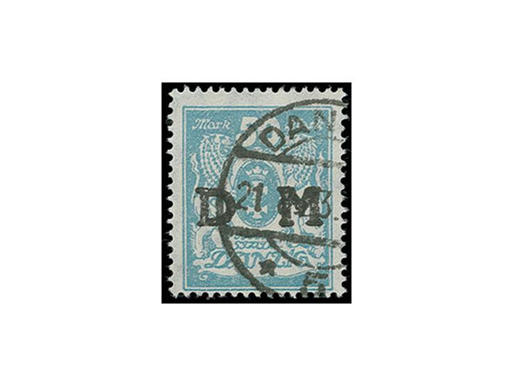 XXX LOS ENTFÄLLT XXX DIENSTMARKEN: 1923, 50 M., zeitgerecht gestempelt, tadellos, Fotoattest Gruber BPP (Mi. 1.800,-)