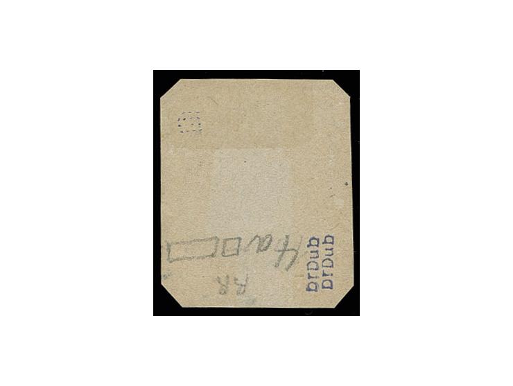 5 Pfg. mit Aufdruckabart C  auf Briefstück,  sign. Dr. Dub (Mi. 450.-)