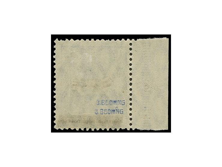 15 Pfg., doppelter Aufdruck, ungebraucht, signiet J. Böcking (Mi. 1000.-).