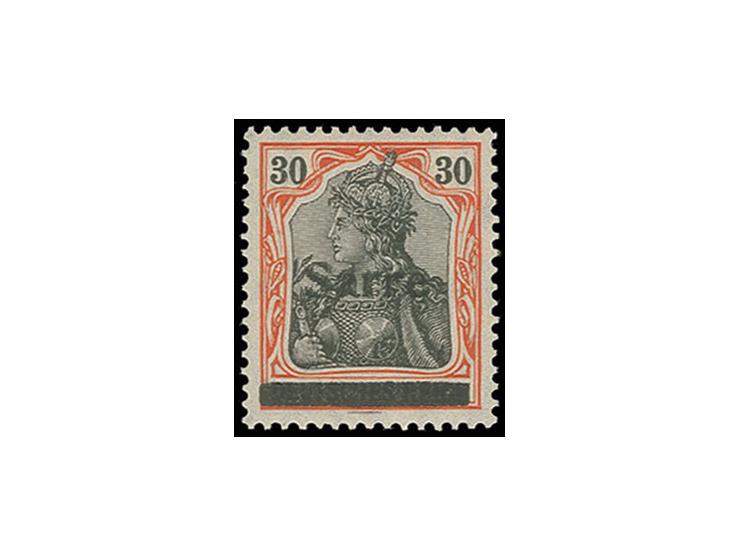 30 Pf. auf orangeweiß, postfrisch, private Signatur und Fotobefund Ney BPP (Mi. 480.-)