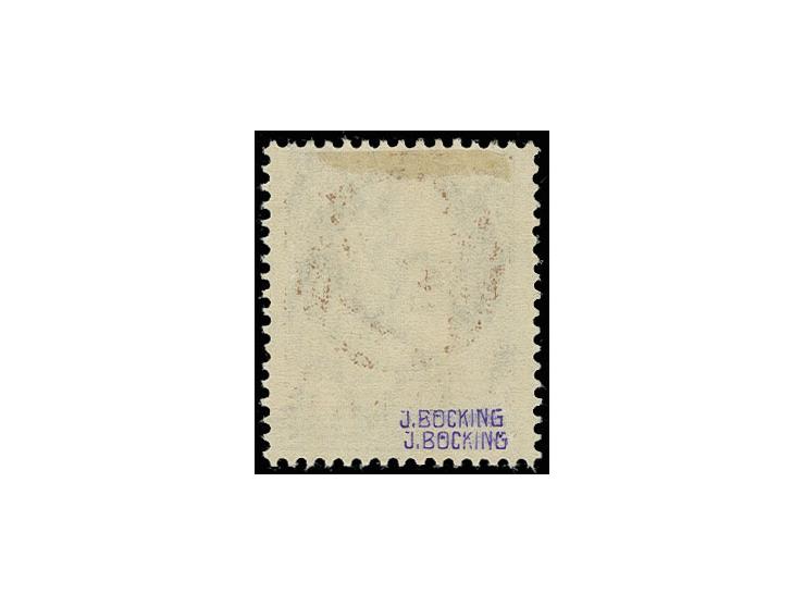 50 Pf., doppelter Aufdruck, ungebraucht, signiert Böcking (Mi. 450.-)