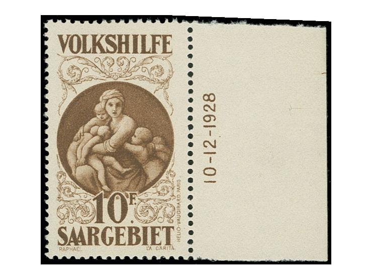 10 Fr., Randstück mit Druckdatum, postfrisch, sign. Schwenn (Mi. 900,00)
