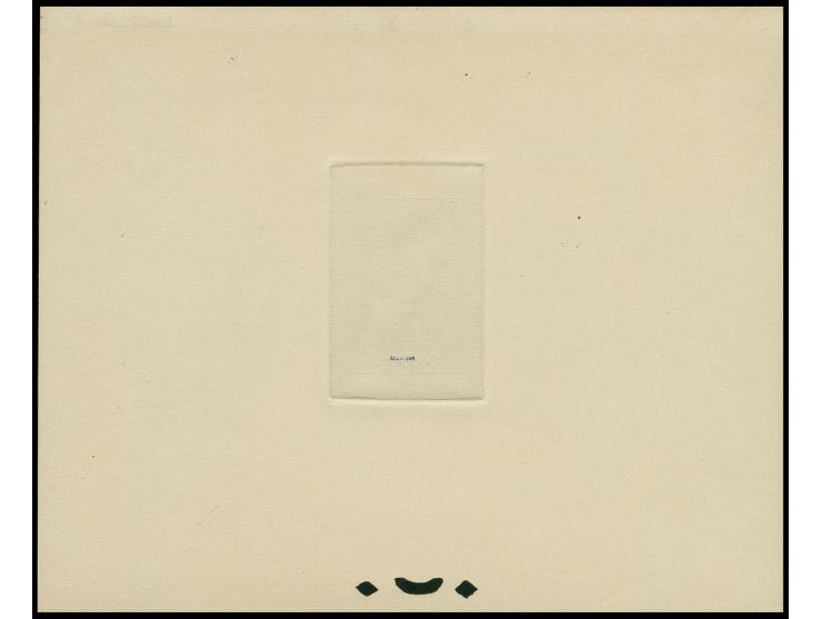 1948, Freimarken 10 C. - 50 Fr. komplett als Ministerblocks (Schutzblättchen entfernt), 10 C. gering fleckig, sonst gute Erha