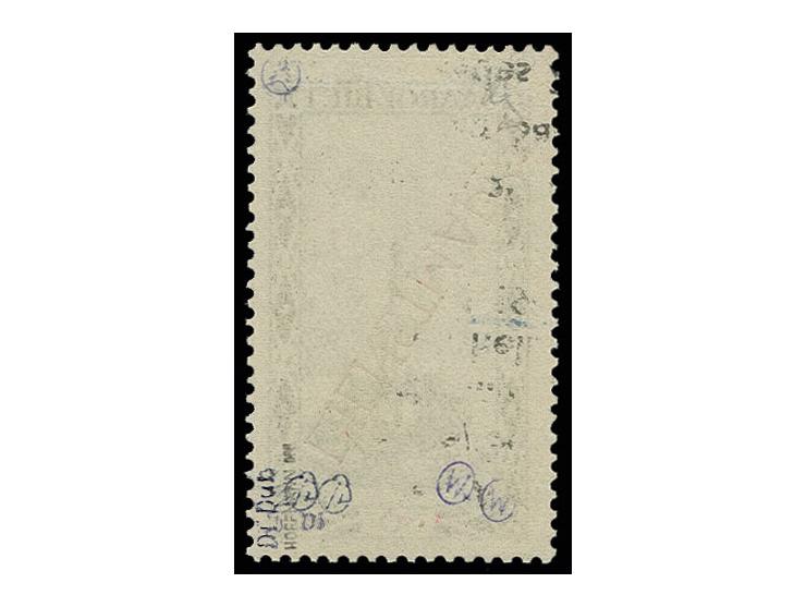 1927, 30 C.,  Aufdruck in lebhaftbräunlichrot,ungebraucht mit Anhaftungen, u.a. sign. Dr. Dub und Hoffmann BPP sowie Fotobefu