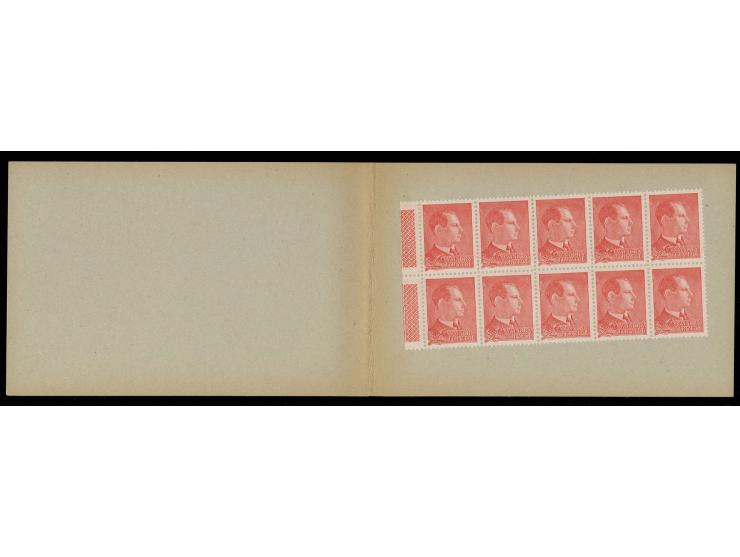 Markenheftchen "Chef de Rex" mit 10 Vignetten Leon Degrelle, postfrisch, Kabinett, selten