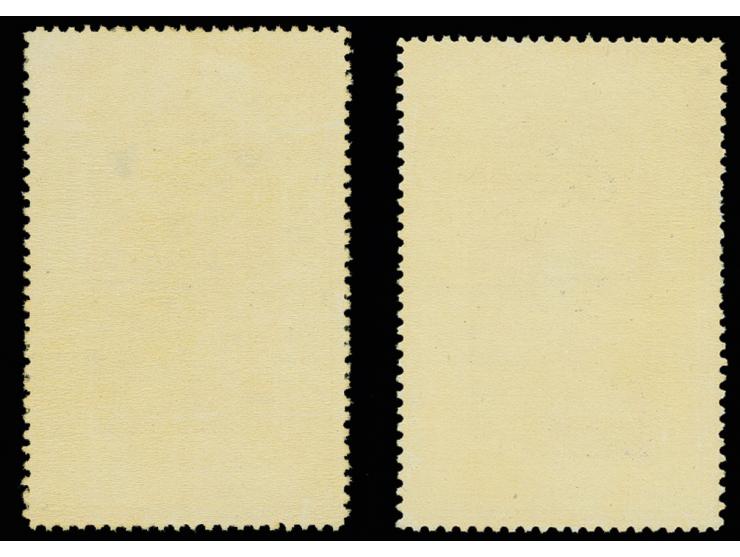 Schalburg-Vignette mit und ohne Werteindruck, postfrisch, ohne Werteindruck zwei kleine ausgebesserte Stellen, sonst einwandf