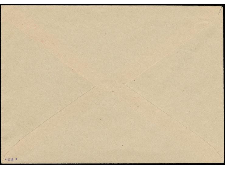 Ganzsachenumschlag Arbeiter 30 K. mit rotem Handstempelaufdruck "OTEPÄÄ 10. juul. 1941", halbamtliche Ausgabe, Auflage nur 50