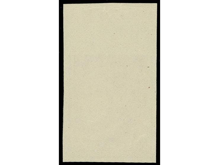 1941, Hitler 16 Gr. ungezähntes Unterrandstück, postfrisch, kleine Knitter, sonst in einwandfreier Erhaltung