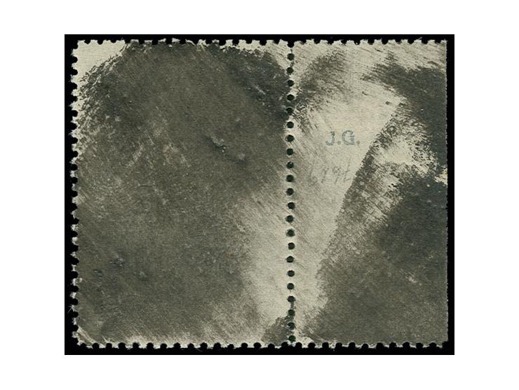 1941, Sondermarken, 2. Auflage: Majakowski 80 K. ultramarin mit linkem Bogenrand und kopfstehendem Aufdruck in Type III mit A
