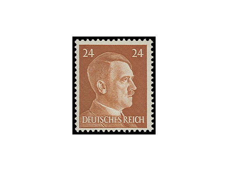 1941, Hitler 24 Pfg. mit Blindaufdruck auf der Gummiseite, postfrisch, Kabinett, Fotoattestkopie Krischke (für ehemaliges Paa