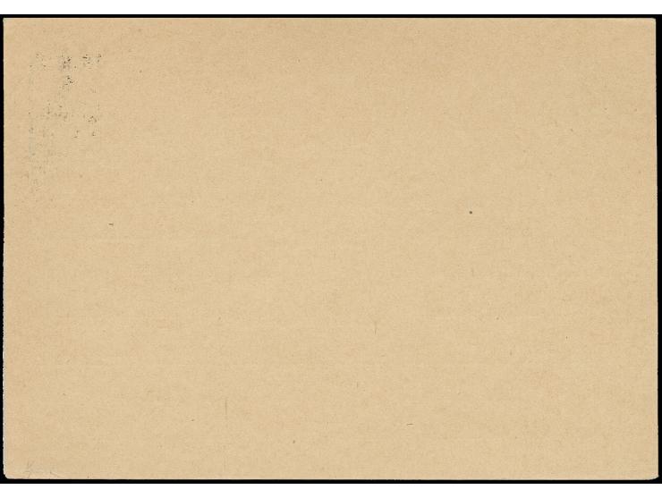 GANZSACHEN: 1941, Karte 1 Rbl. auf 10 K. ungebraucht, Kabinett, Fotoattest Krischke BPP