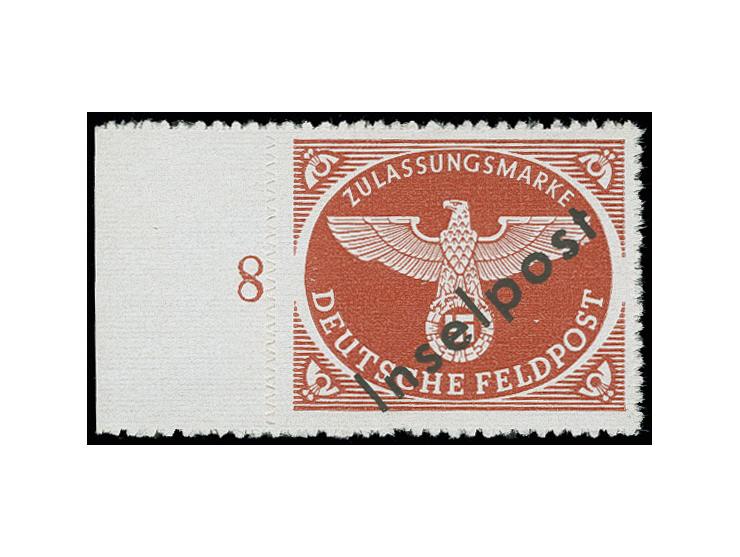 1944, Vukovar-Aufdruck vom linken Rand, postfrisch, Kabinett, sign. Rungas BPP und Fotoattest Petry BPP (Mi. 2.000,-)