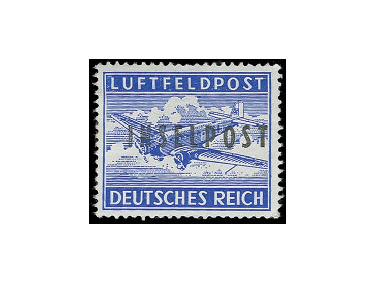Rhodos gezähnt, ungebraucht mit Entfalzungsspuren, übliche Zahnverkürzungen und leichte Eckbugspur, sign. Dr. Dub, Fotoattest