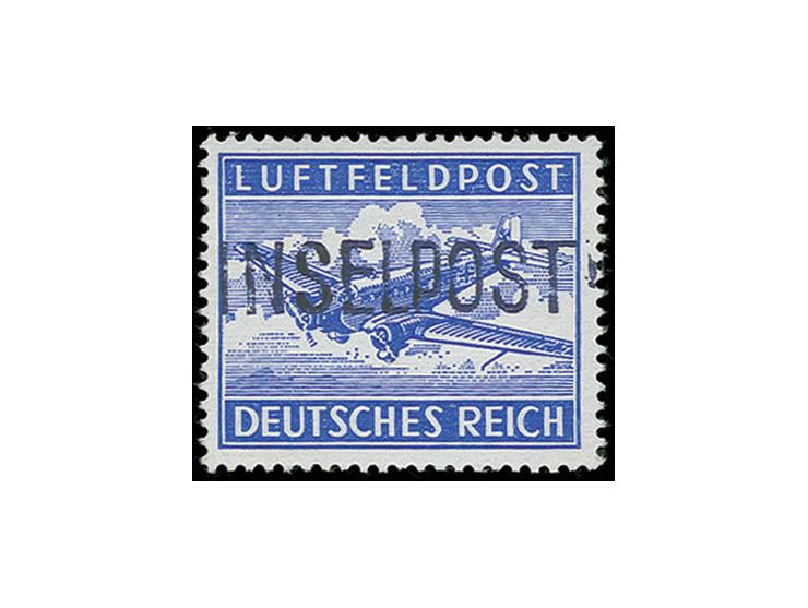 1945, Insel Leros gezähnt, Aufdruck in schwarzblauviolett (Type I), sauber ungebraucht mit minimal verlaufener Gummierung, Pr