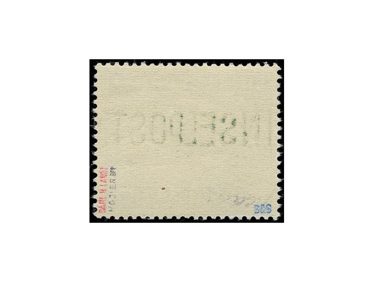 1945, Insel Leros gezähnt, Aufdruck in schwarzblauviolett (Type I), sauber ungebraucht mit minimal verlaufener Gummierung, Pr