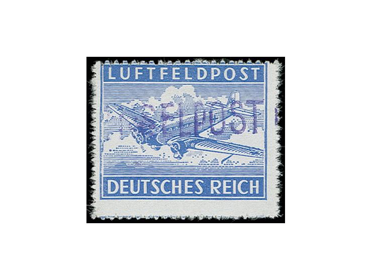 dito, Aufdruckfarbe hellviolett, Type III, postfrisch, Kabinett, sign. Hössl und Rungas BPP sowie Fotoattest Petry BPP (Mi. 1