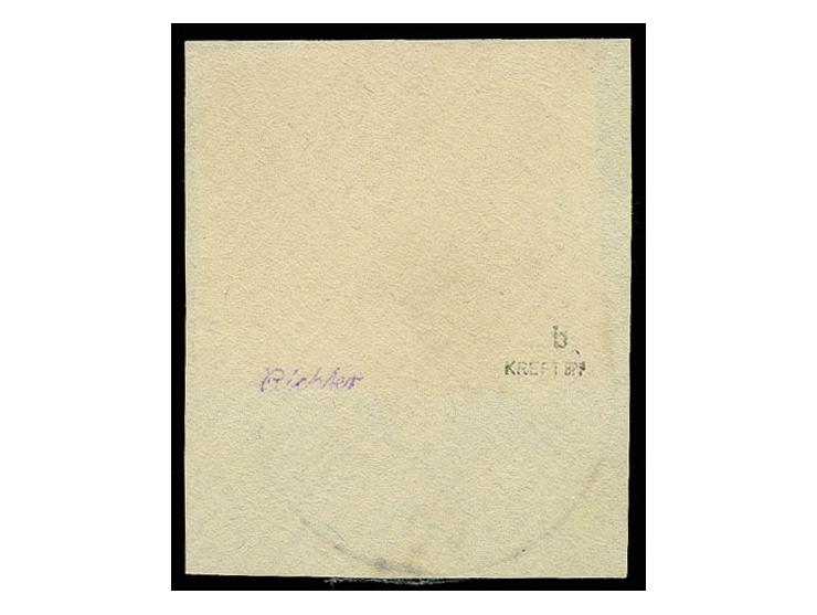 dito, mit Normstempel "g 4.4.45" auf Briefstück, Pracht, sign. Kreft und Fotoattest Gabisch BPP