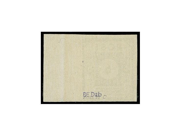 OST-SACHSEN: 1945, Ziffern geschnitten: 6 Pfg. grünschwarz in intensiver Farbe mit rechtem Bogenrand, postfrisch, tadellos, F