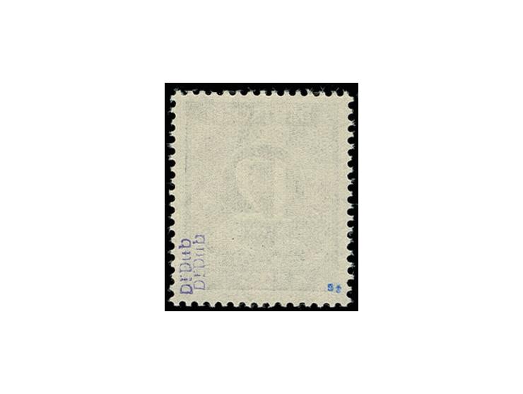 mit Netzaufdruck: 2-84 Pfg. mit doppeltem Aufdruck, postfrisch, sign. Dub, Fotoattest Schlegel BPP