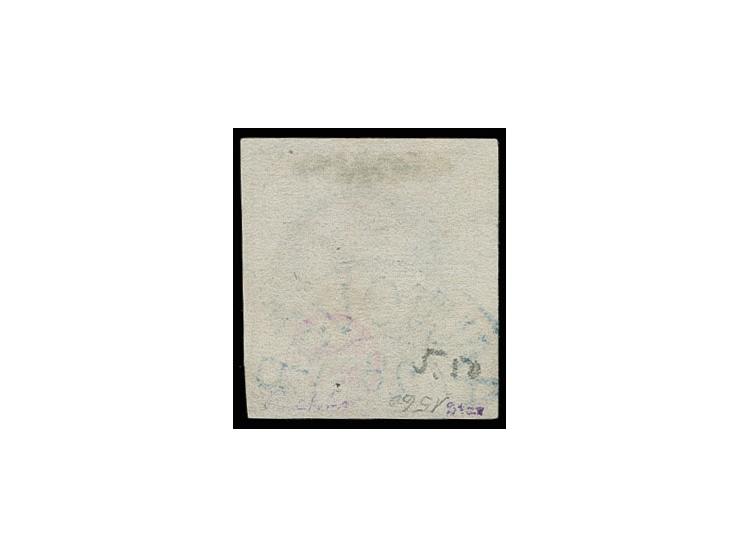 10 Gr. dunkelgrünlicholiv, voll- bis sehr breitrandig mit sauberem DKr. von Hannover, Kabinett, mehrfach sign. und Fotoattest