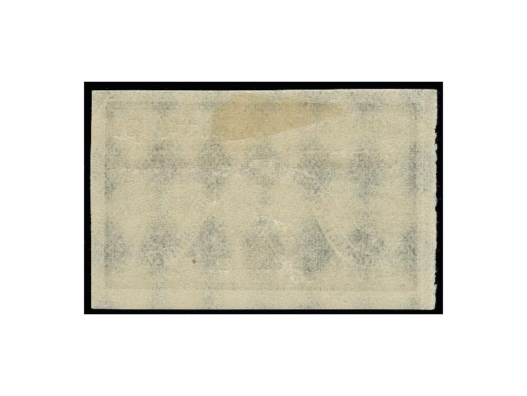 4 rub. with silver overprint, unused