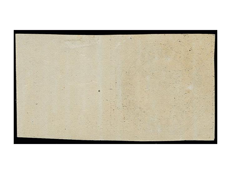 TELEGRAPH STAMPS: 1866, St. Petersburg telegraph 20 kop. black & brown, imperforated 1881 reprint, unmounted mint (Zagorsky T