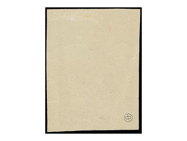 Lev Tolstoy 3 kop. imperforated, unused, Soviet expertization mark