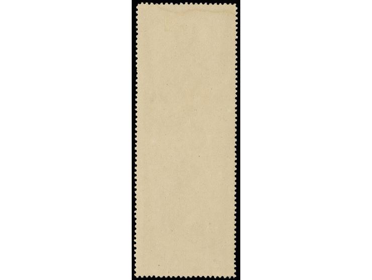 3 kop. vertical pair with missing central perforation, used