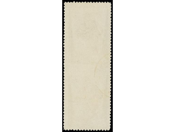 20 kop., vertical pair, imperforated between, used