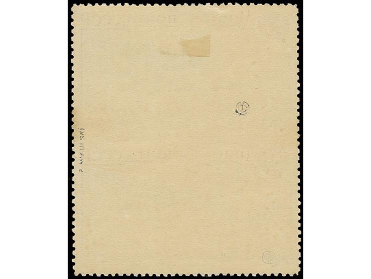 40 kop. in  vertical pair, imperforated between, unused, signed Mikulski