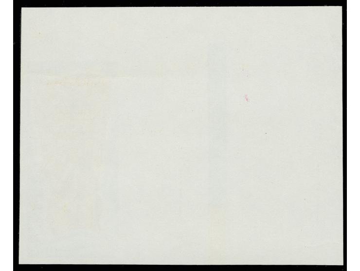 Peace Program 4 kop. hammer & sickle,  imperforated from the top left sheet corner, unhinged mint