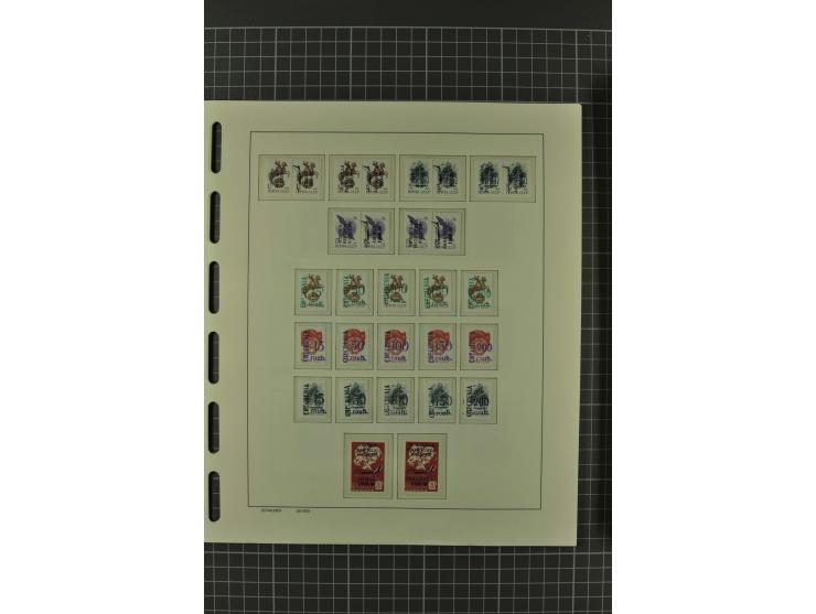 1858/2004, unmounted mint, unused and used, very extensive collection with many better stamps e.g. Mi.-Nr. 5-7, 9-11, 61B, 99