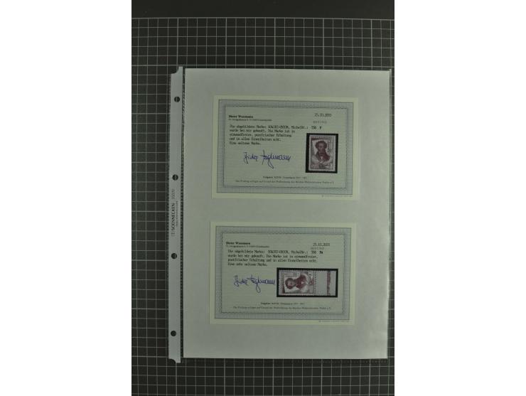 1858/2004, unmounted mint, unused and used, very extensive collection with many better stamps e.g. Mi.-Nr. 5-7, 9-11, 61B, 99
