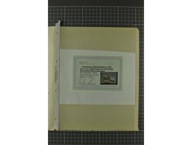1858/2004, unmounted mint, unused and used, very extensive collection with many better stamps e.g. Mi.-Nr. 5-7, 9-11, 61B, 99