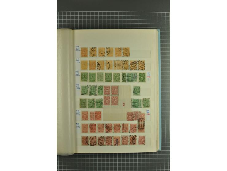 1858/1917, attractive lot of hundreds used/unused definitives incl. 1858 perforated, St. Petersburg city stamp and 1866 verti