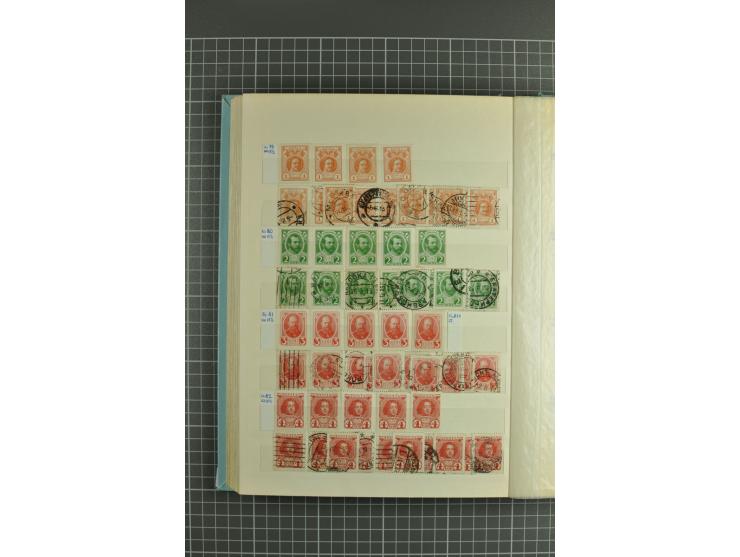 1858/1917, attractive lot of hundreds used/unused definitives incl. 1858 perforated, St. Petersburg city stamp and 1866 verti