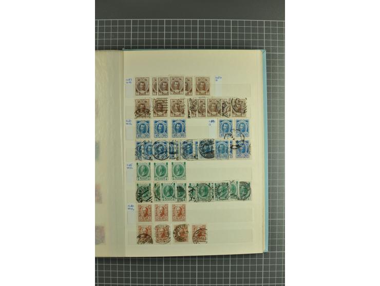 1858/1917, attractive lot of hundreds used/unused definitives incl. 1858 perforated, St. Petersburg city stamp and 1866 verti