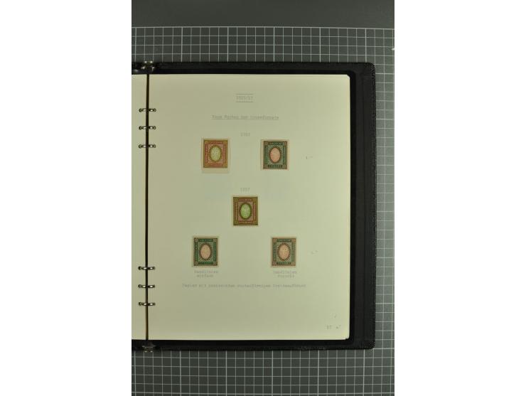 1858/1917, clean collection of hundreds used/unused stamps with fine series and sets incl. St. Petersburg city post stamp use