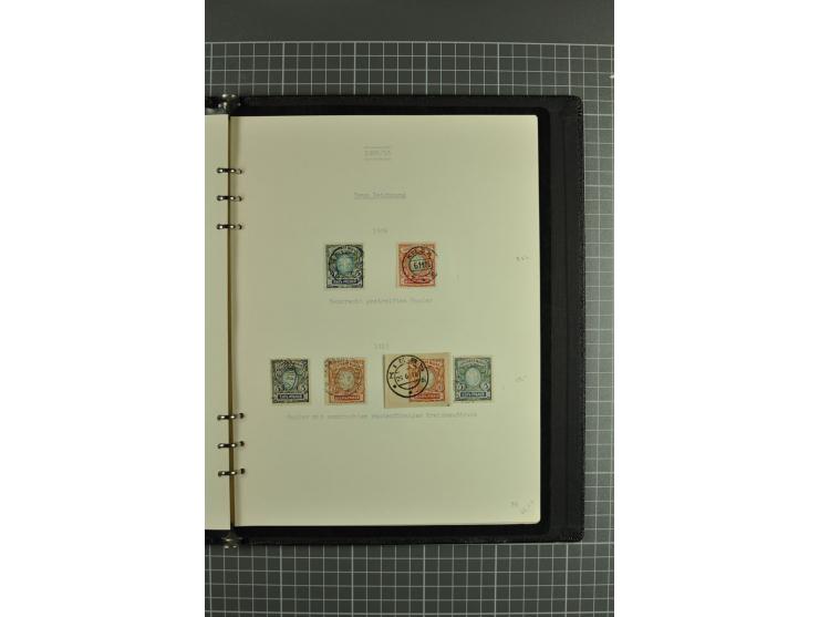 1858/1917, clean collection of hundreds used/unused stamps with fine series and sets incl. St. Petersburg city post stamp use