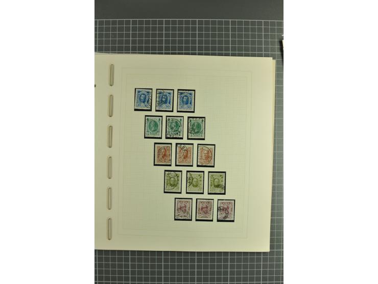 1858/1917, clean collection of hundreds used/unused stamps incl. 1858 10 kop. imperforated with removed pen cancellation, gro