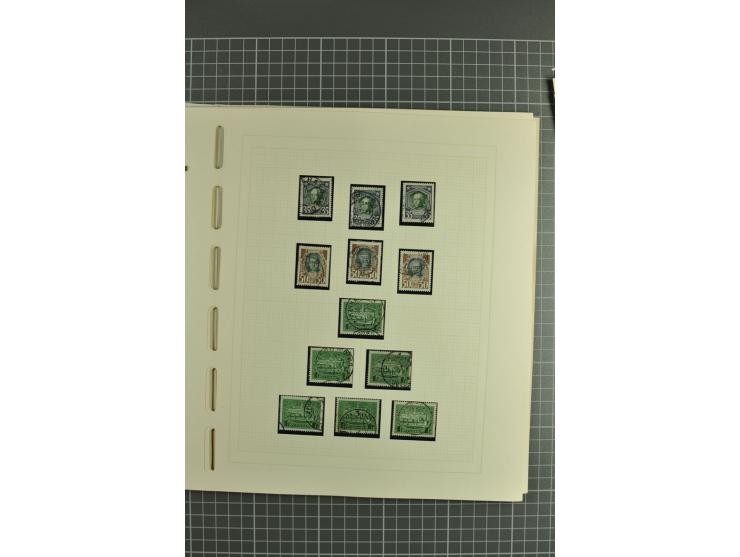 1858/1917, clean collection of hundreds used/unused stamps incl. 1858 10 kop. imperforated with removed pen cancellation, gro