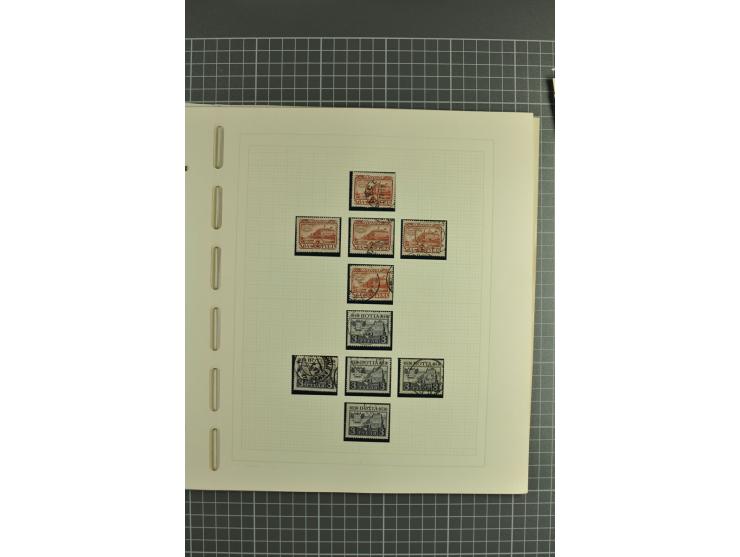 1858/1917, clean collection of hundreds used/unused stamps incl. 1858 10 kop. imperforated with removed pen cancellation, gro