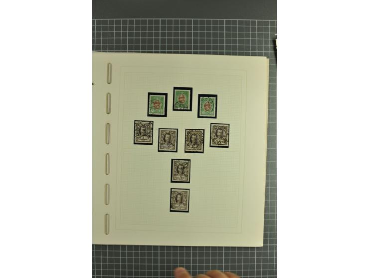 1858/1917, clean collection of hundreds used/unused stamps incl. 1858 10 kop. imperforated with removed pen cancellation, gro