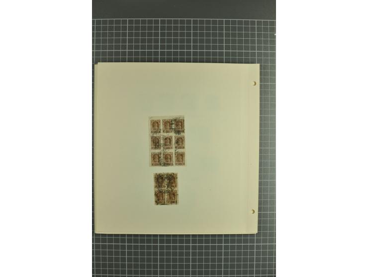 1858/1923, collection of hundreds used/unused stamps incl. interesting items such as 1858 10 kop. imperforated, fine statione