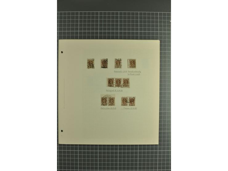 1858/1923, collection of hundreds used/unused stamps incl. interesting items such as 1858 10 kop. imperforated, fine statione