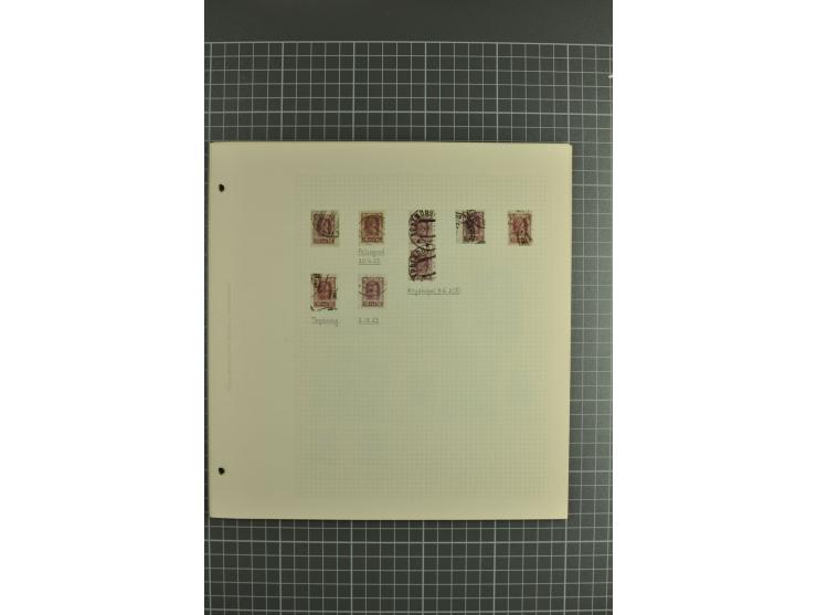 1858/1923, collection of hundreds used/unused stamps incl. interesting items such as 1858 10 kop. imperforated, fine statione