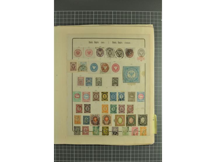 1858/1923, collection of hundreds used/unused stamps incl. interesting items such as 1858 10 kop. imperforated, fine statione