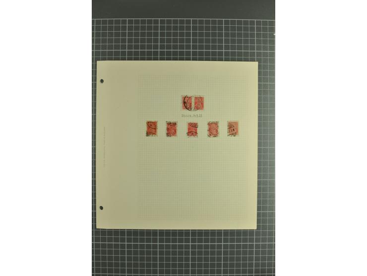 1858/1923, collection of hundreds used/unused stamps incl. interesting items such as 1858 10 kop. imperforated, fine statione